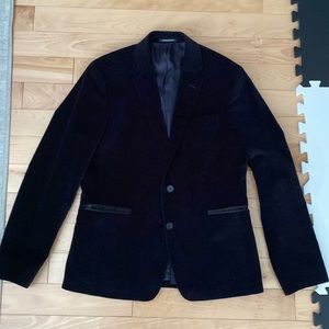 Mexx Metropolitan men’s black velvet blazer size US 40R perfect condition!